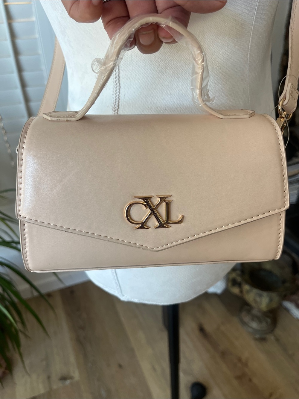 Christian Lacroix Blush Pink Top-Handle Crossbody Bag - Picture 6 of 12